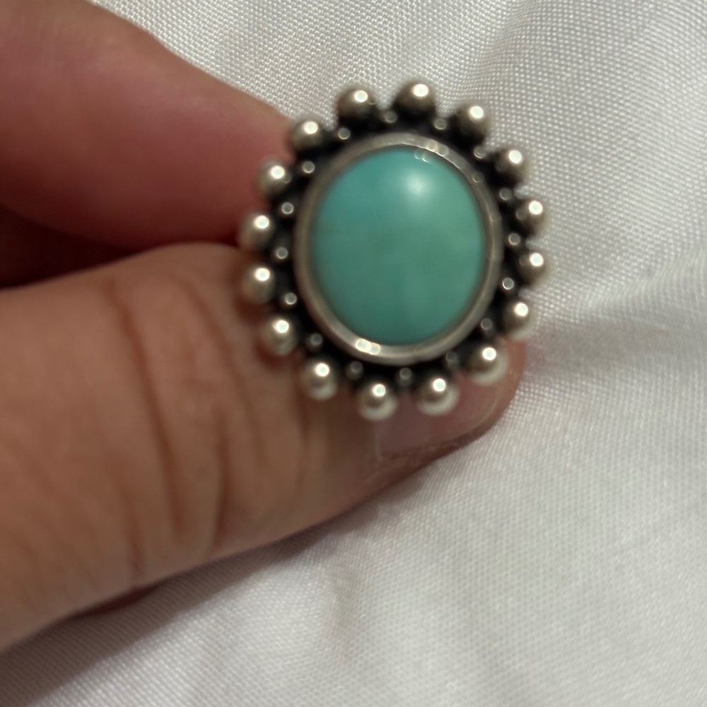 James Avery turquoise retired ring